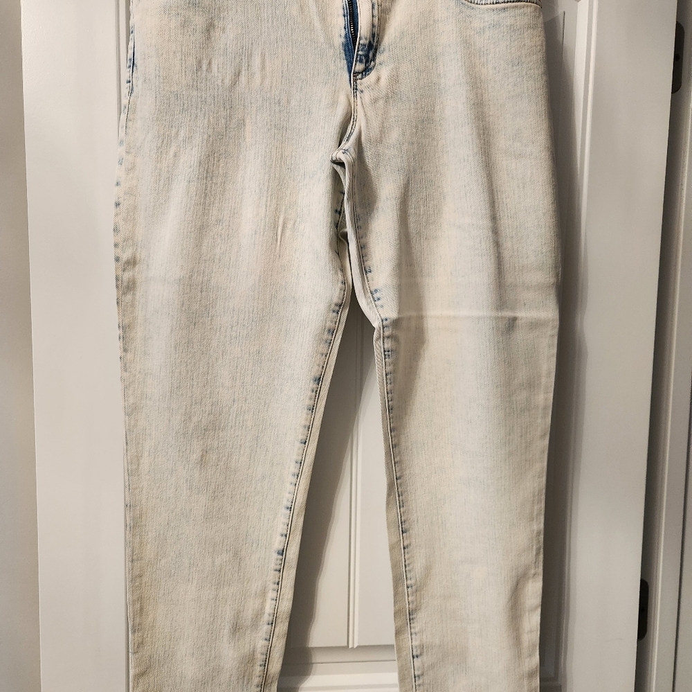 INC denim mid rise straight leg jean